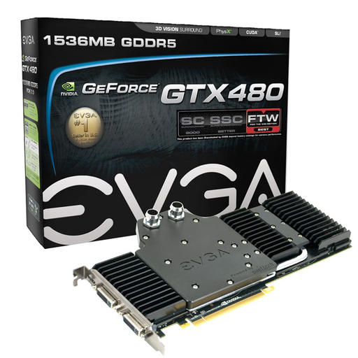 Игровое железо - EVGA GeForce GTX 480 Hydro Copper FTW