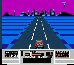 Ретро-игры - Road Blasters (NES) - аркадные гонки со стрельбой, портированные с Atari System 1