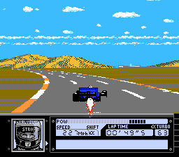 Ретро-игры - Turbo Racing (NES) - Турбо и драйв на пару вечеров