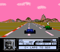 Ретро-игры - Turbo Racing (NES) - Турбо и драйв на пару вечеров